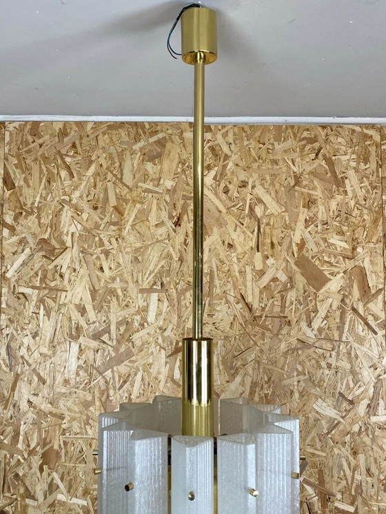 Image 1 of Lampadario anni &#39;60-&#39;70, enorme lampadario in vetro di Murano, lampada a sospensione, Limburgo anni &#39;60