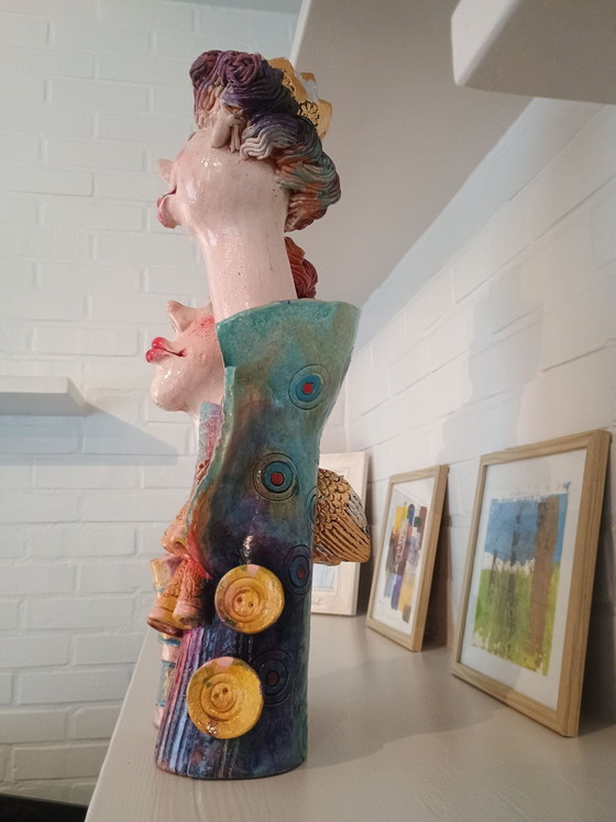 Sculptuur My prins charming – Annaart, Beeldhouwkunst, Keramiek, Goud (photo 13 of 14)