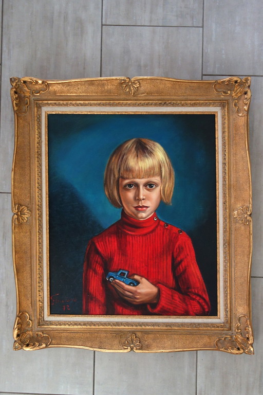 Oil On Canvas By Charles Floutard Painter from Marseilles 1972