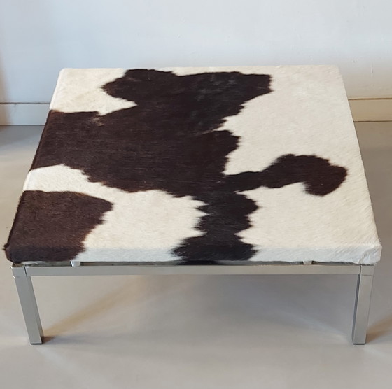 Image 1 of Vintage Cowhide Coffee Table