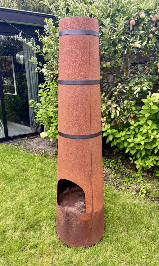 Frederik Roijé - Smokestack - buitenhaard / fireplace