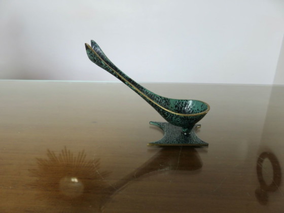 Soporte para pipa "Las golondrinas", de Walter Bosse, en bronce, 1950. – Objetos decorativos, Bronze (photo 6 of 9)