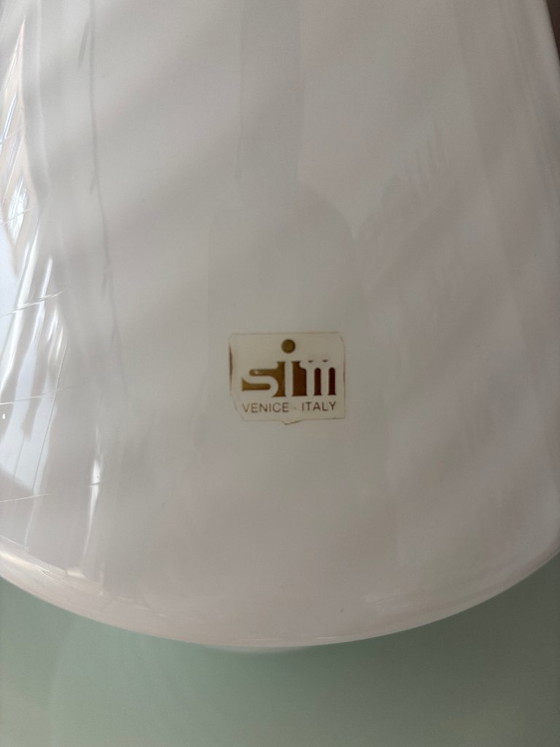Lampe de table vintage en verre de Murano italien des années 1970 – SIM Venezia – Glass (photo 7 of 15)