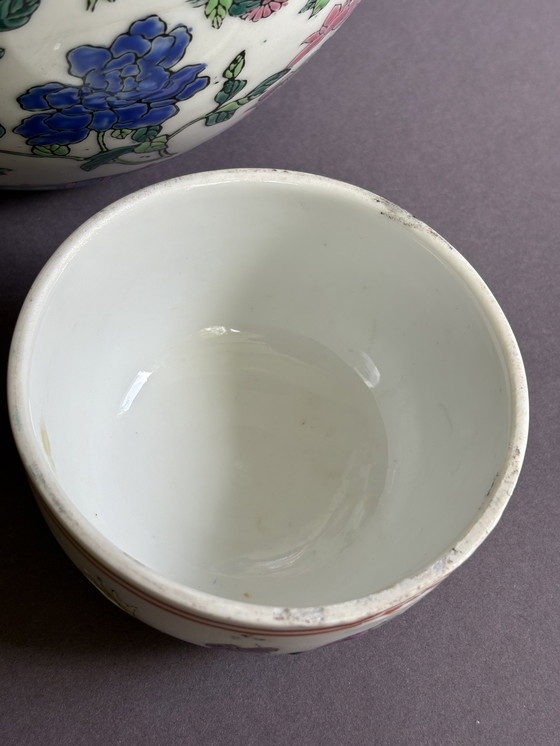 Image 1 of Pentola cinese con coperchio, vintage