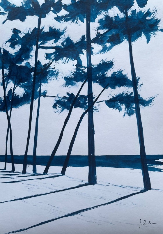 Image 1 of Inchiostro su carta bianca, 30x21cm