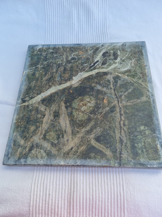 Hollywood Regency – Bijzettafels, Marble, Brass (photo 6 of 8)