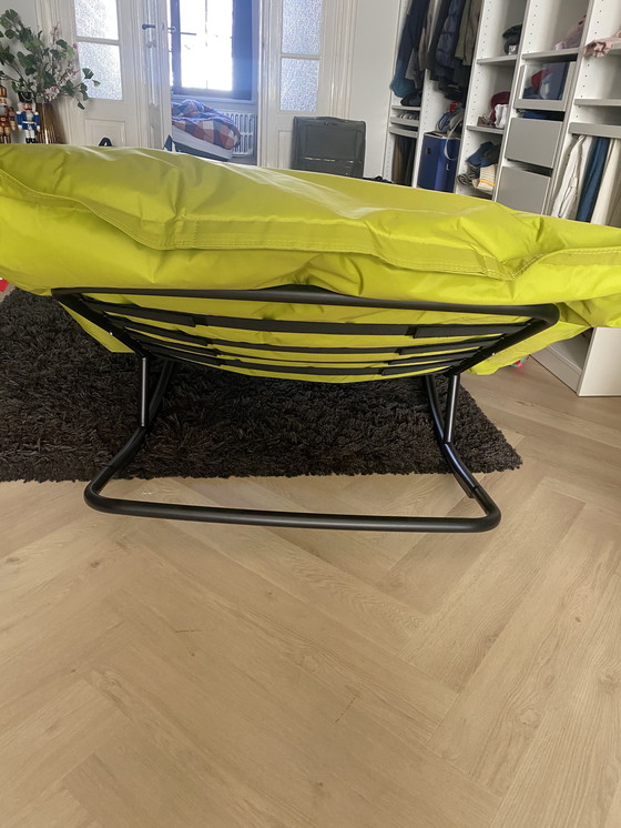 Image 1 of Fatboy zitzak et cadre rock and roll schommelstoel