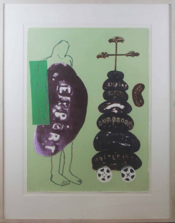 ELIZABETH DE VAAL - Lithographie "Head of Office" (N° 9/15) – Objets d'art, Paper (photo 4 of 5)
