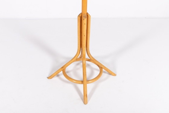 Image 1 of Italian Bamboo-Rattan coat hanger, 1980’s