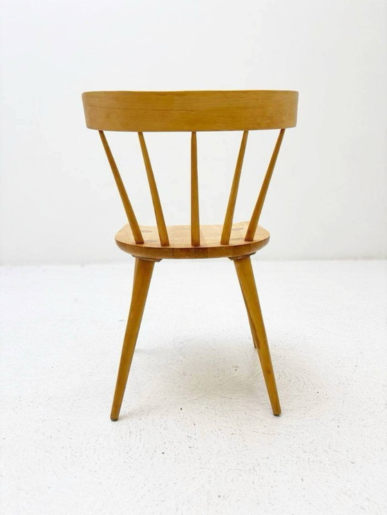 Image 1 of Set di 4 sedie a fuso disegnate da Paul McCobb per Planner Group, anni '20.