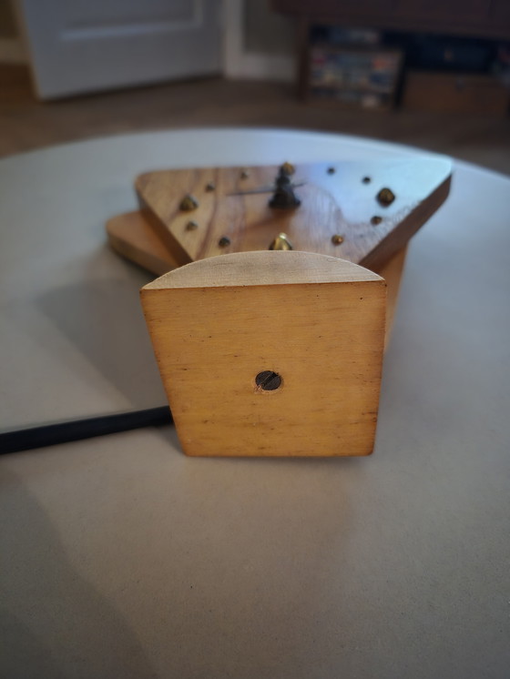 Image 1 of Vintage ZentRa wooden table clock – working – 1950s/60s