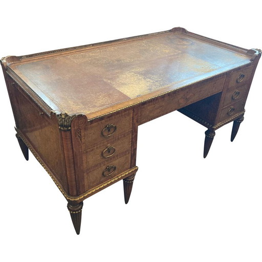 Scrivania Art Déco vintage di Dufrene Maurice