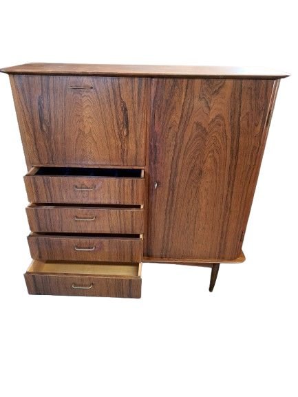 Dänischer Design Getränkeschrank, Sideboard, Holz, Beige (Foto 3 von 5)