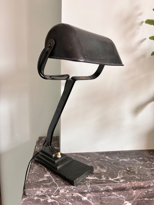 Erpé vintage bureaulamp – bureaulampen, Metal