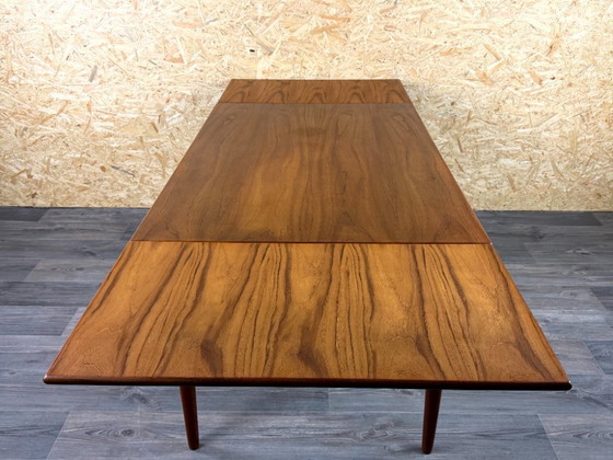 Image 1 of 1960s/70s Teak Dining Table, Danish Modern Design, Denmark