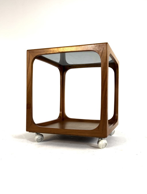 Tavolino da caffè vintage 'Cube', Wilhelm Renz '60