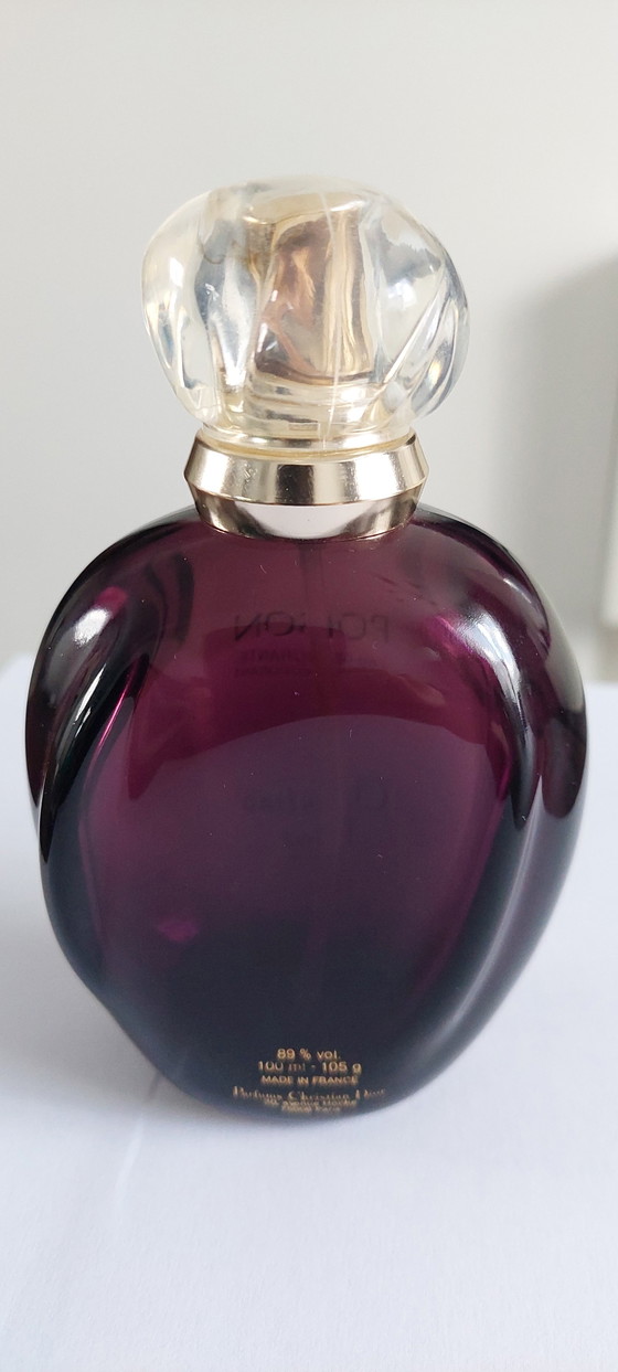 Image 1 of Flacone vuoto vintage di Christian Dior Poison da 100 ml (giugno 1988) - Eau Deodorante, codice lotto 8T286