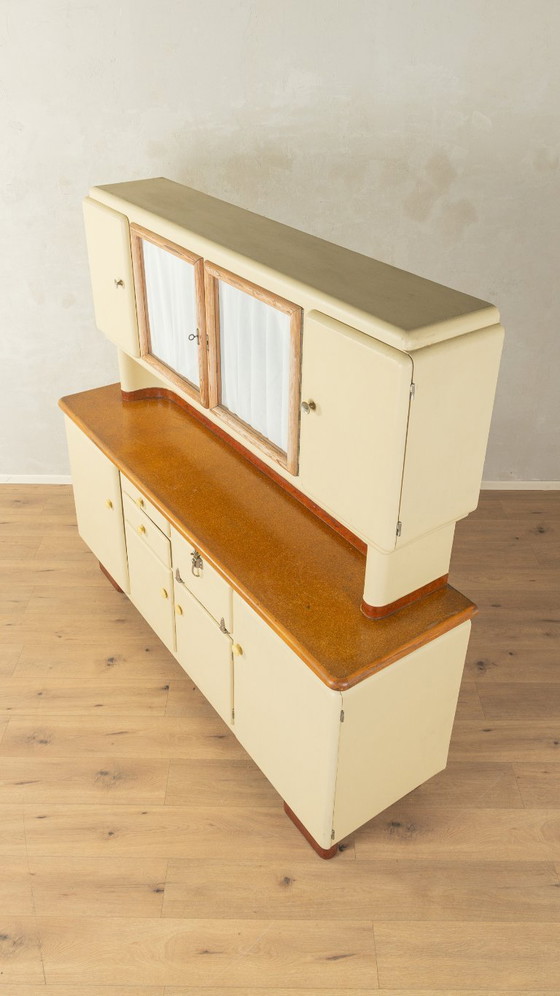 Image 1 of Keukenkastje in Art Déco-stijl uit de jaren 1920, vintage