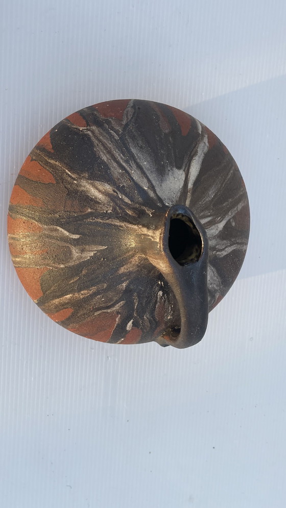 Image 1 of Earthenware Ear Jar Gerhard Liebenthron