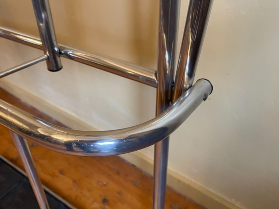 Image 1 of Wall coat rack Coat rack with mirror Vintage 1950s French