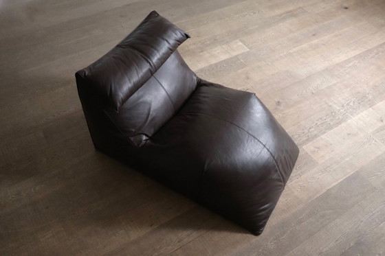 Image 1 of Le bambole chaise longue in pelle marrone di Mario Bellini per B&amp;B Italia, 1972