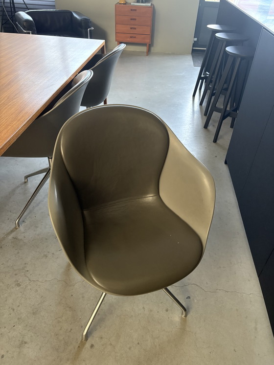 Image 1 of 6x Esszimmerstühle aus Leder von BoConcept, grau