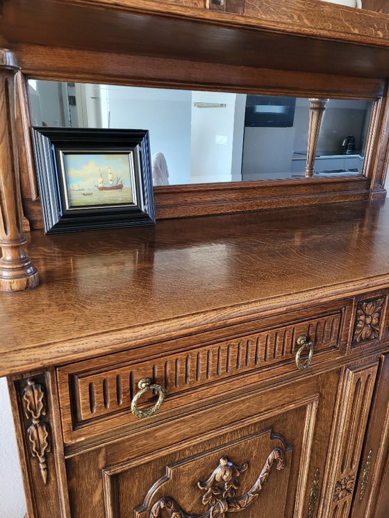 Image 1 of Antiker Essbereich aus Eiche und 2 Schränke