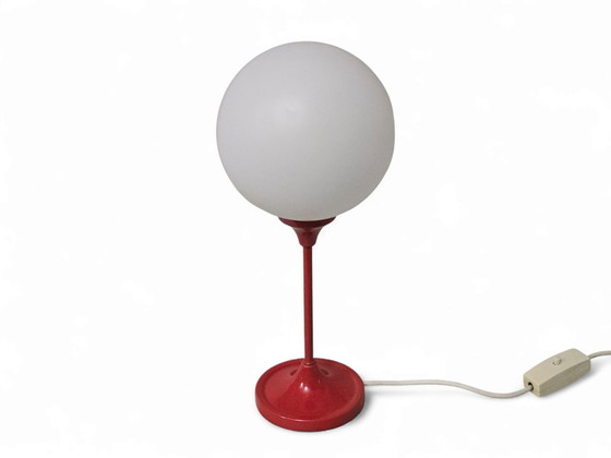 Extremely rare Space Age Table lamp, 1960s – Metal, Glass (photo 2 of 9)