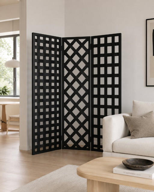 Tres Ritmos: Separador de Ambientes Escultórico Tejido – kamerschermen, Wood, Polyester (photo 2 of 6)