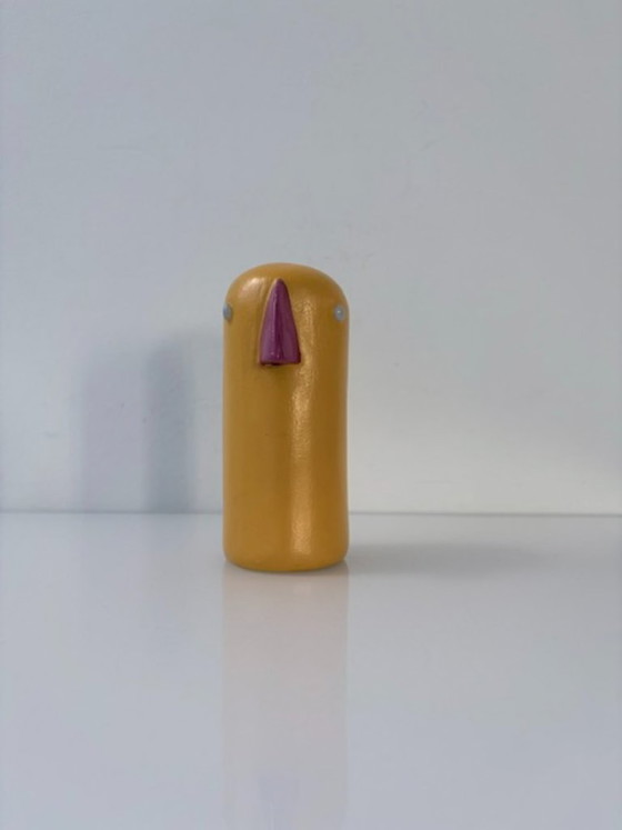 Geel Vogelbeeldje Scandinavisch Minimalistisch Design – Decoratieve objecten, Wood (photo 4 of 10)