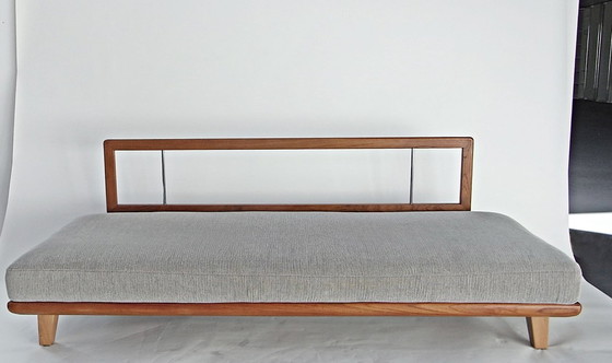 Image 1 of Dagbed, bank 'Minerva' van Peter Hvidt en Orla Molgaard-Nielsen voor France&Son/DK, teakhout, jaren 60