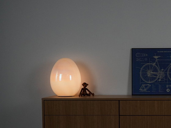 Image 1 of Egg table lamp, Italian design, 1970s, manufactured in Italy