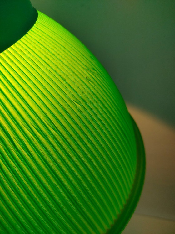 Image 1 of Lampada a sospensione retrò verde in plastica/metallo
