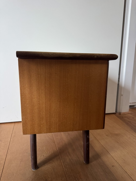 Retro nachtkastje – Metaal, Hout (photo 7 of 8)