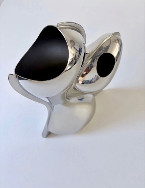 Alessi “Babyboop” Vase by Ron Arad Starck 90s Design – Iron (photo 4 of 7)