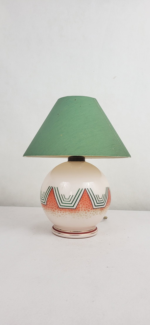 Art Deco Glass Lamp