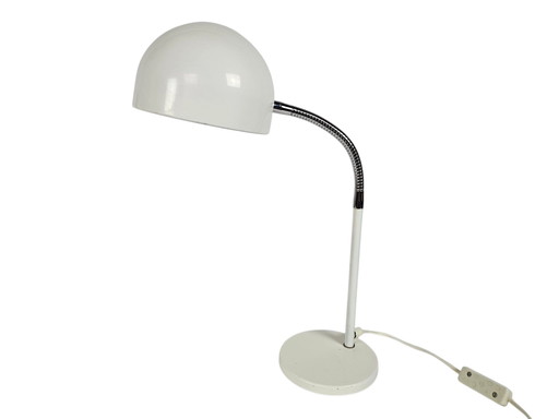 Hala Zeist - modèle 768 - lampe de table - blanc - col flexible - 3e quart 20e siècle