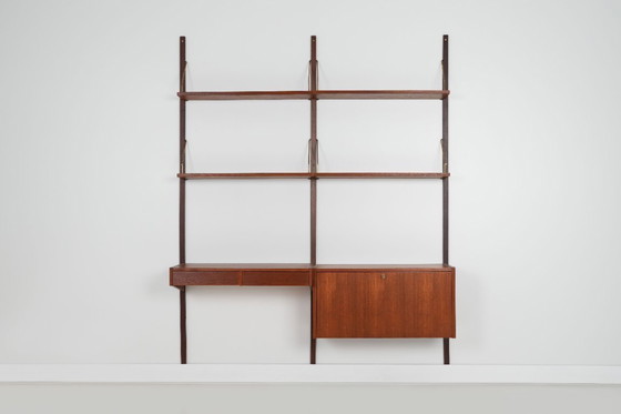 Image 1 of Libreria system in teak PS System, design danese, anni &#39;60, designer: Preben Sorensen, produzione: Randers Møbelfabrik
