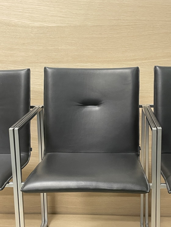 Image 1 of Set of 4 Arco Frame chairs, designed by Burkard Vogtherr