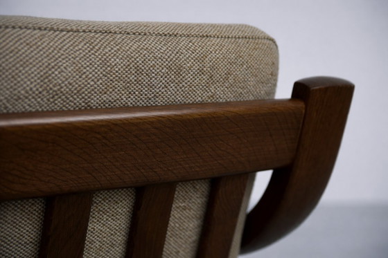 Image 1 of Vintage Mid-Century Scandinavian Modern 3-Seat Sofa & Armchair by Hans J. Wegner for Getama, Set of 2, 1960s