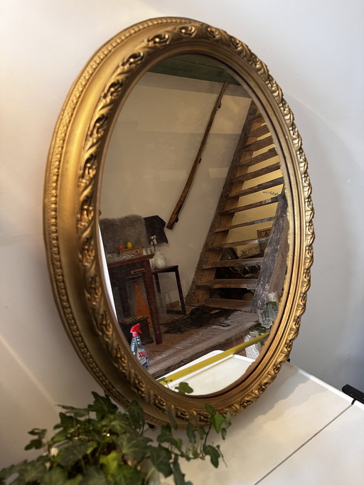 Spiegel barok goudkleurig 
