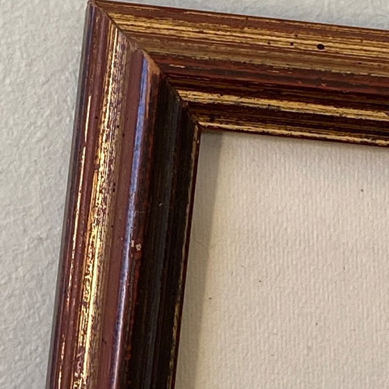 Image 1 of Antieke schildering van een orchidee, lithografie