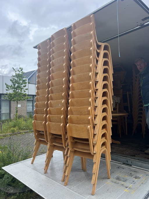 100x plywood stapelstoel