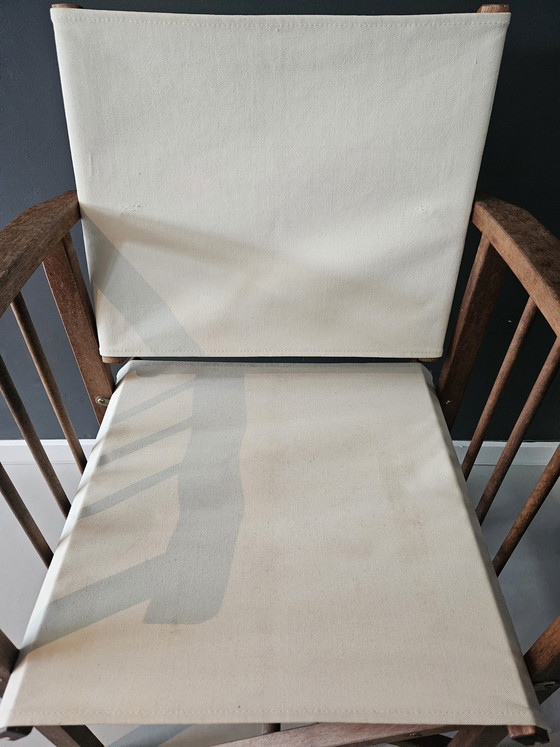 Image 1 of Vintage Danish director's chair, Hyllinge Møbler, 1970s
