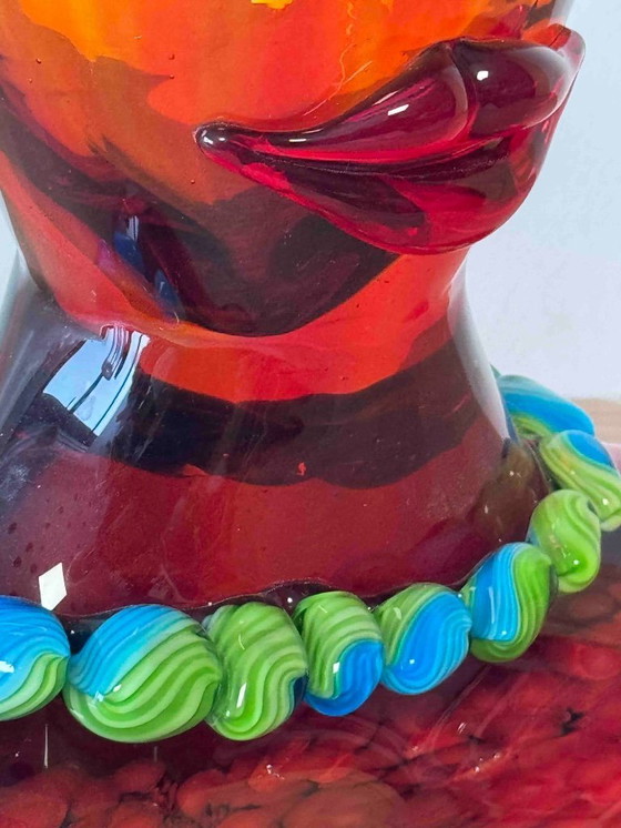 Image 1 of SALE - 25% off Glass Vase | Decorative Women's Glass Bust