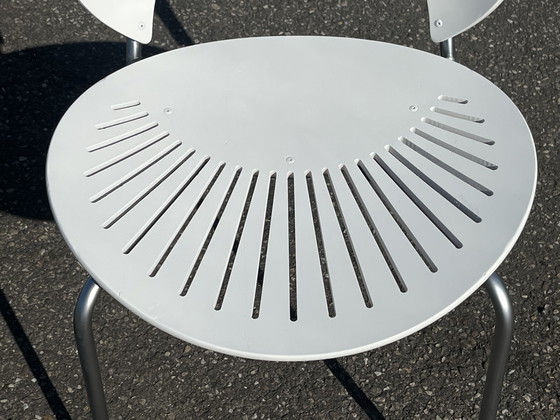 Image 1 of Set Van 8 Nanna Ditzel Stoelen “Trinidad” Voor Fredericia, Denemarken