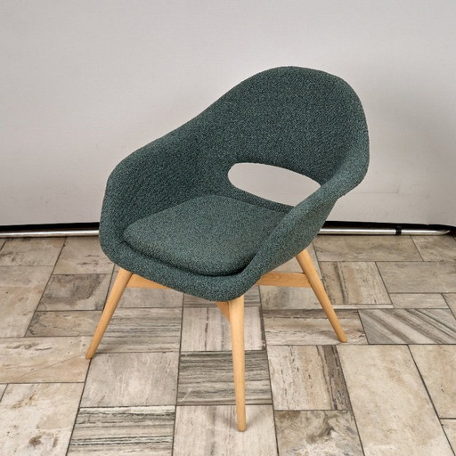 Vintage Shell Lounge Chair van Miroslav Navratil, jaren 60, Tsjechoslowakije