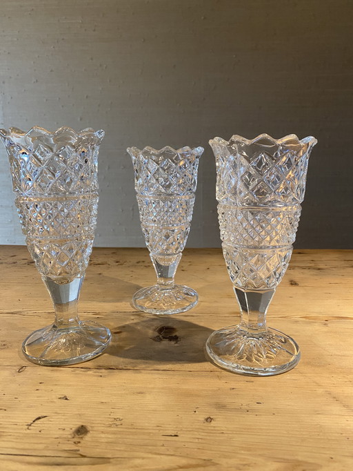 Vintage vases 3 pieces €30 together