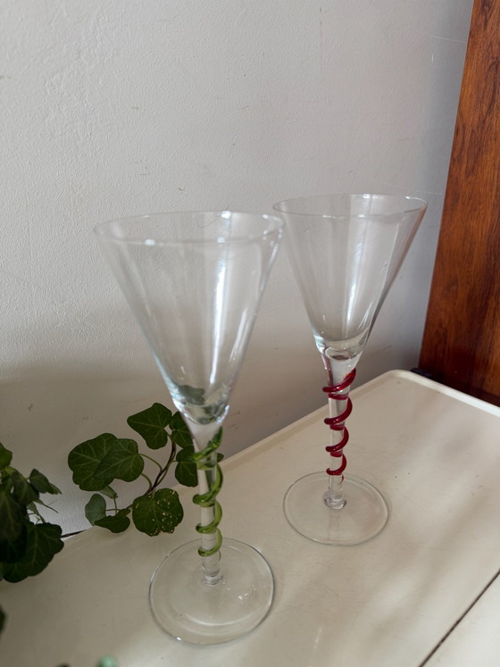 Set mit 2 Champagnerflöten, Gläser & Karaffe, Glas, Transparent (Foto 2 von 6)
