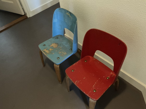 Image 1 of 2 Hochstühle, sowjetisches Design 60er/70er Jahre